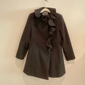 Rothschild Tailored Ruffle Dress Coat